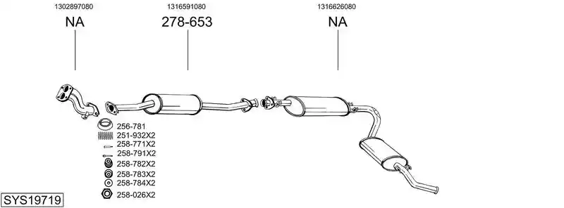 BOSAL SYS19719