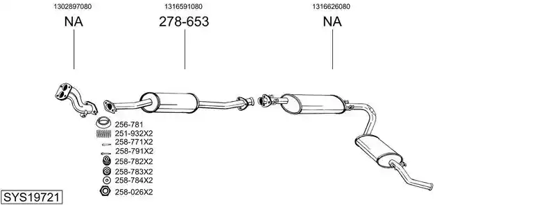 BOSAL SYS19721