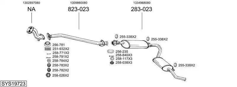 BOSAL SYS19723