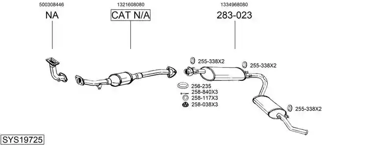 BOSAL SYS19725