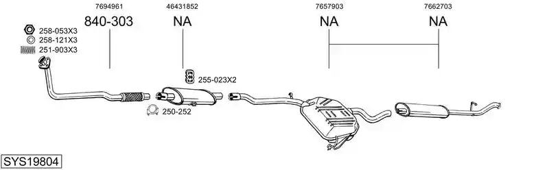 BOSAL SYS19804