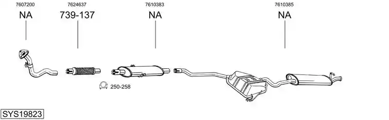 BOSAL SYS19823