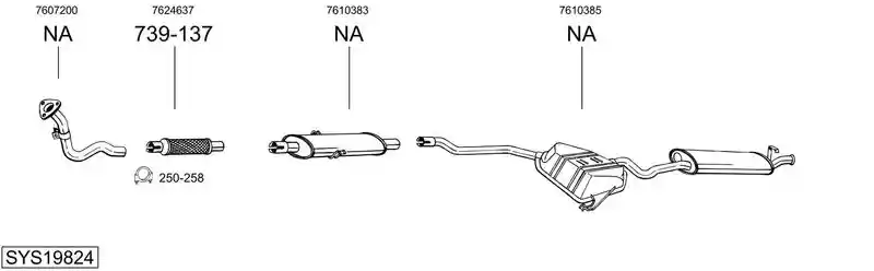 BOSAL SYS19824