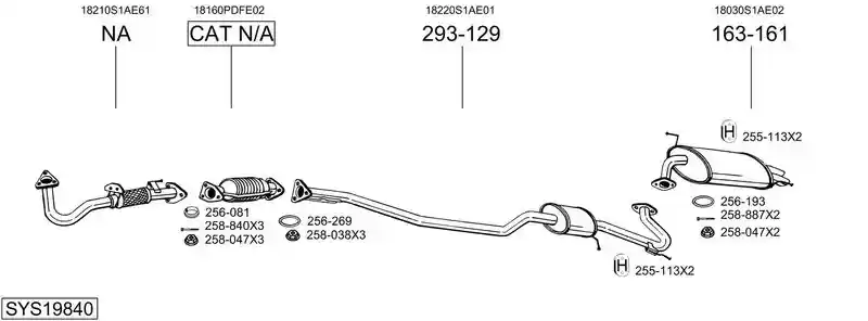 BOSAL SYS19840