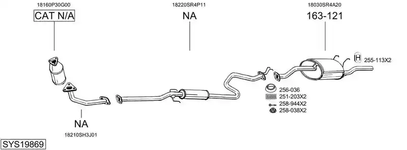 BOSAL SYS19869