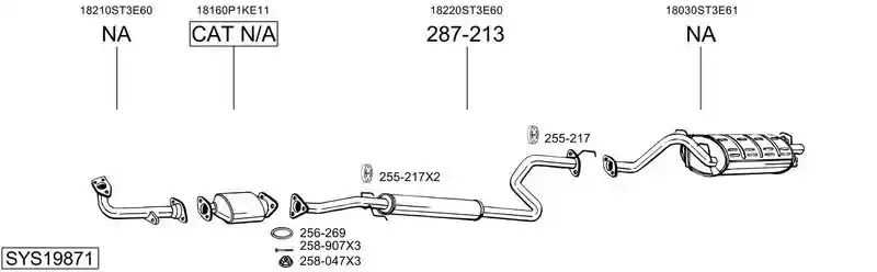 BOSAL SYS19871