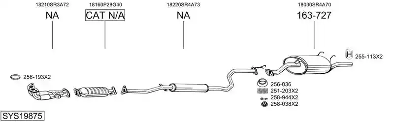 BOSAL SYS19875