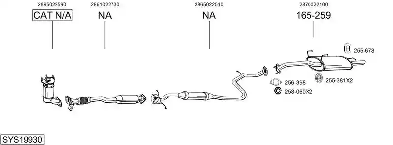BOSAL SYS19930