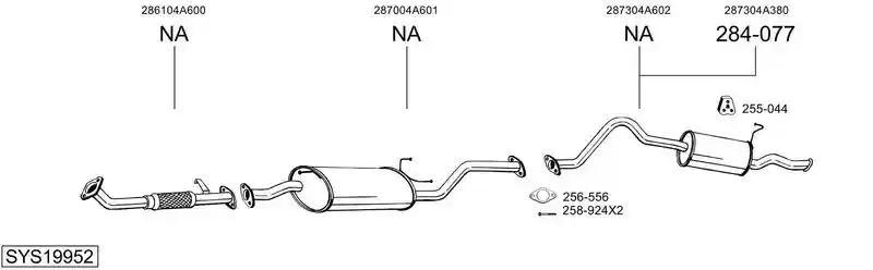 BOSAL SYS19952