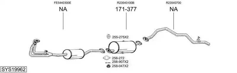 BOSAL SYS19962