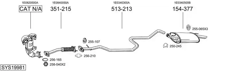 BOSAL SYS19981