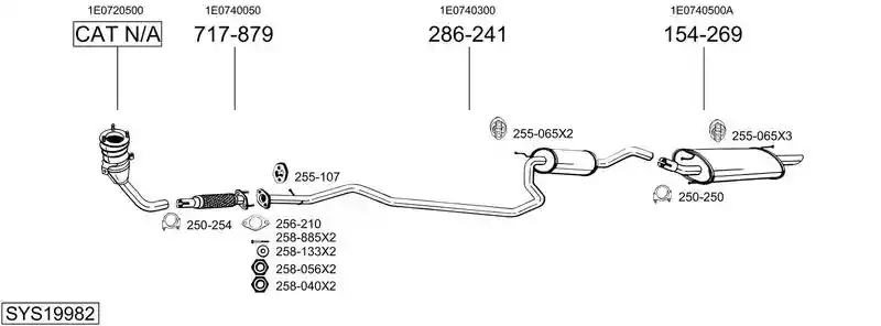BOSAL SYS19982