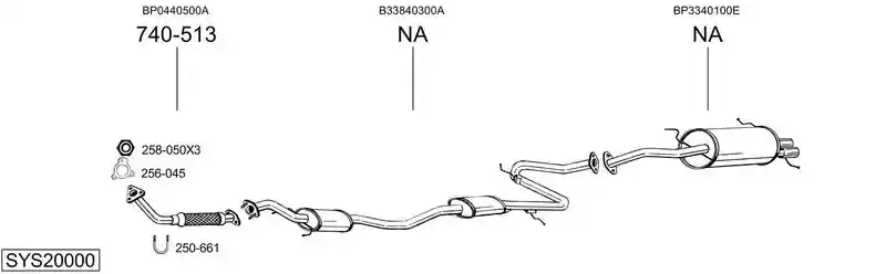 BOSAL SYS20000