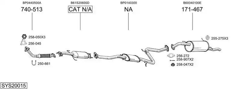 BOSAL SYS20015