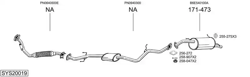 BOSAL SYS20019