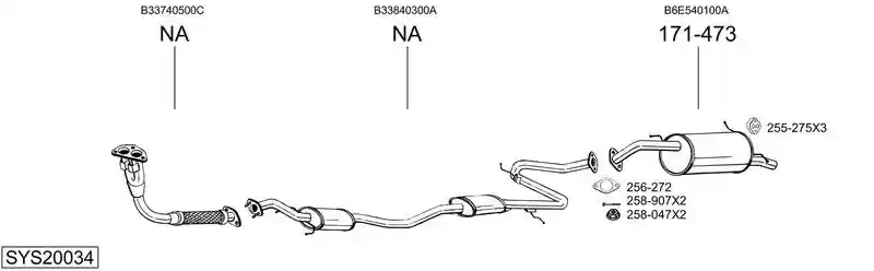 BOSAL SYS20034