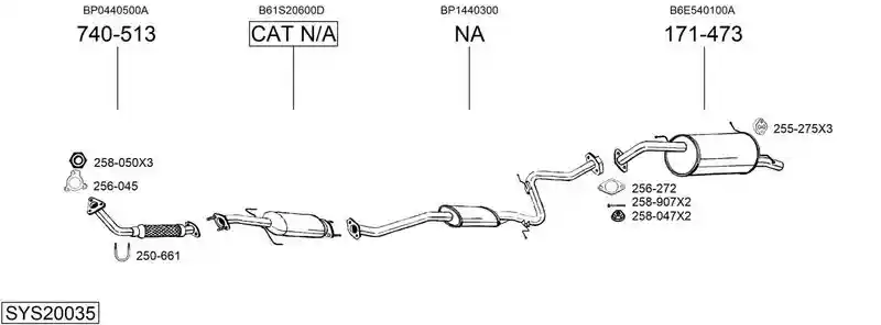 BOSAL SYS20035