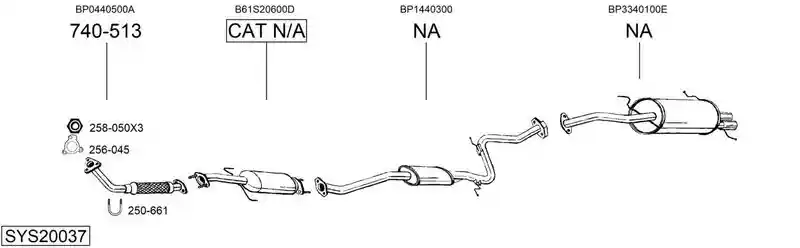 BOSAL SYS20037