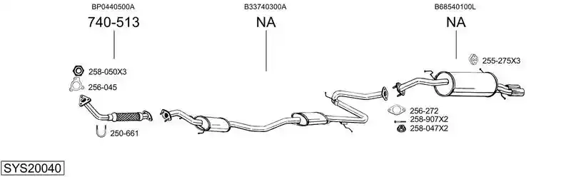 BOSAL SYS20040