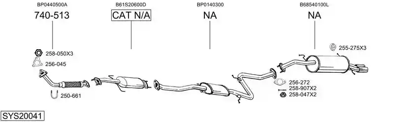 BOSAL SYS20041