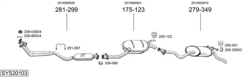 BOSAL SYS20103