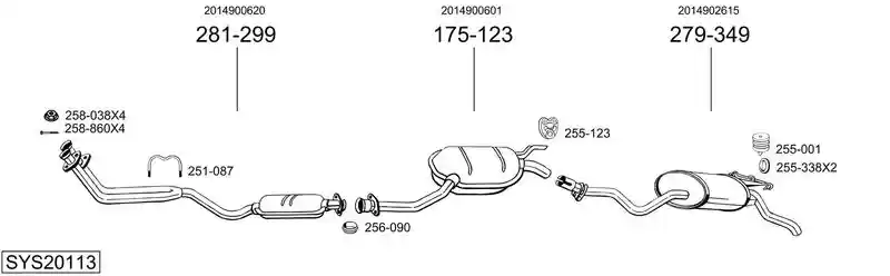 BOSAL SYS20113