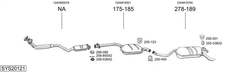 BOSAL SYS20121