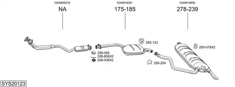 BOSAL SYS20123