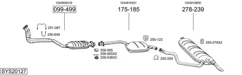 BOSAL SYS20127