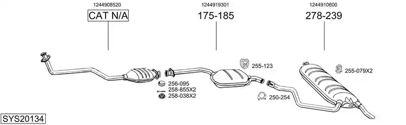 BOSAL SYS20134