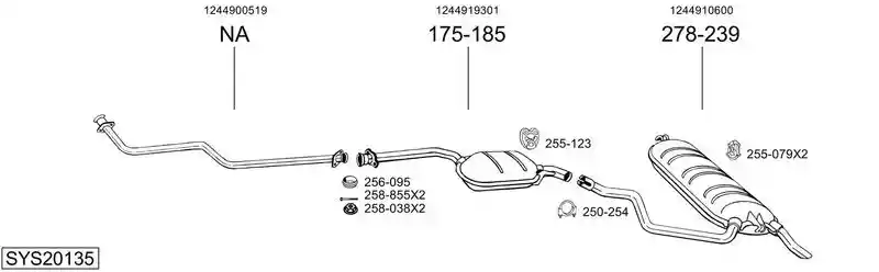 BOSAL SYS20135