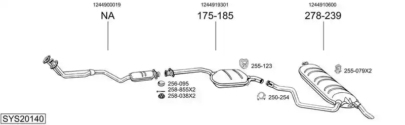 BOSAL SYS20140