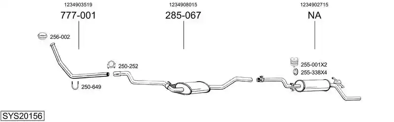 BOSAL SYS20156