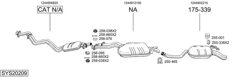 BOSAL SYS20209