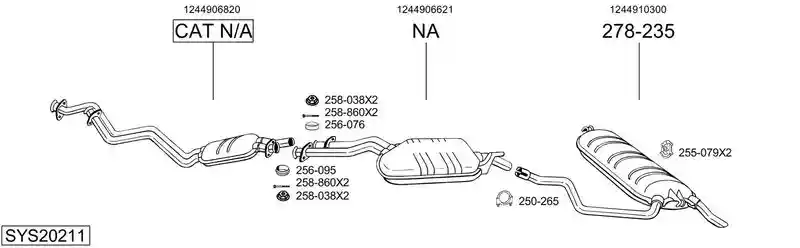 BOSAL SYS20211