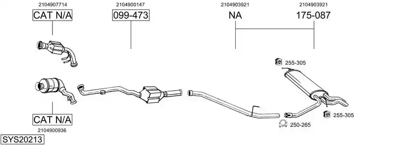 BOSAL SYS20213
