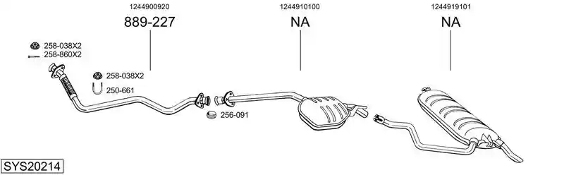 BOSAL SYS20214