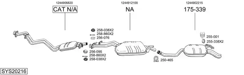 BOSAL SYS20216