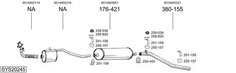 BOSAL SYS20245