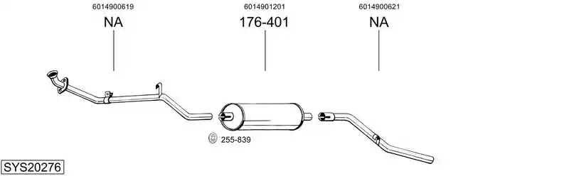 BOSAL SYS20276