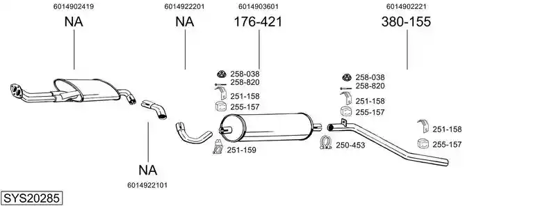 BOSAL SYS20285