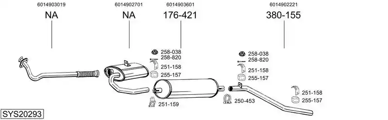 BOSAL SYS20293