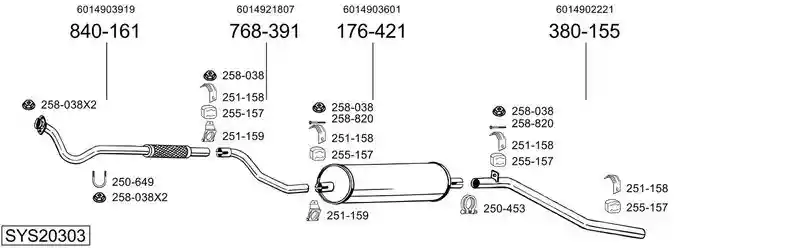 BOSAL SYS20303