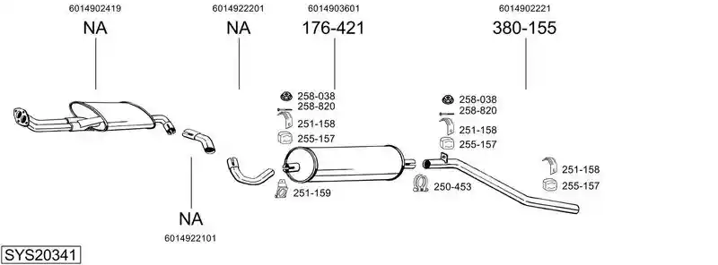BOSAL SYS20341