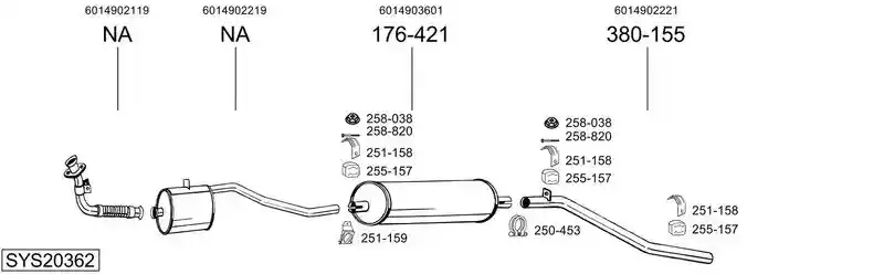 BOSAL SYS20362