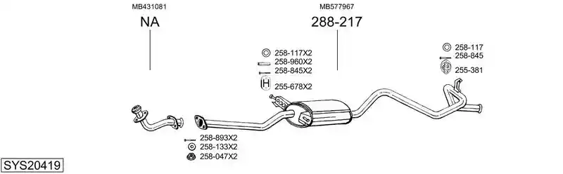 BOSAL SYS20419