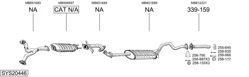 BOSAL SYS20446