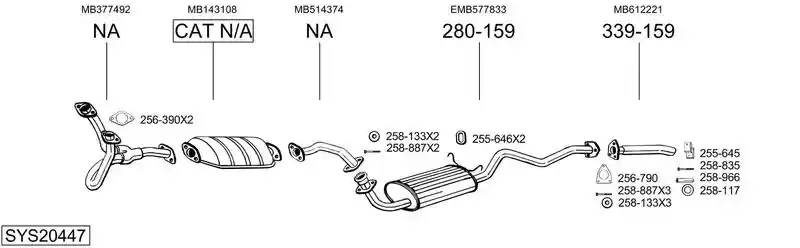 BOSAL SYS20447