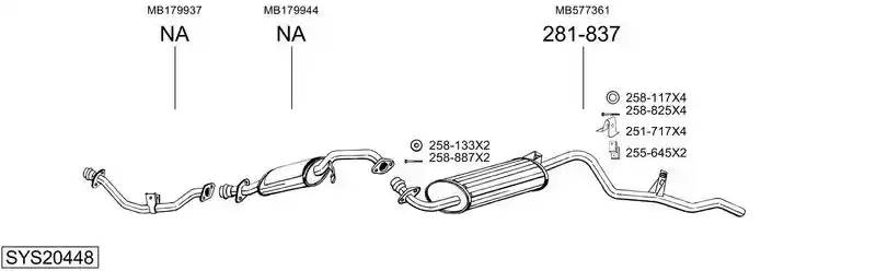 BOSAL SYS20448