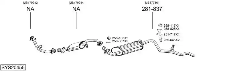 BOSAL SYS20455